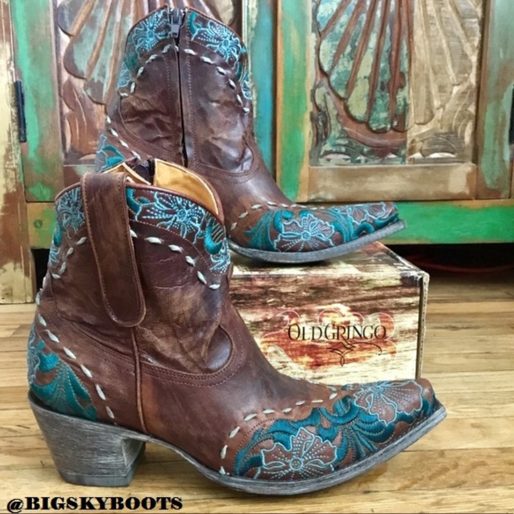 NIB Old Gringo Erin Embroidered Boots